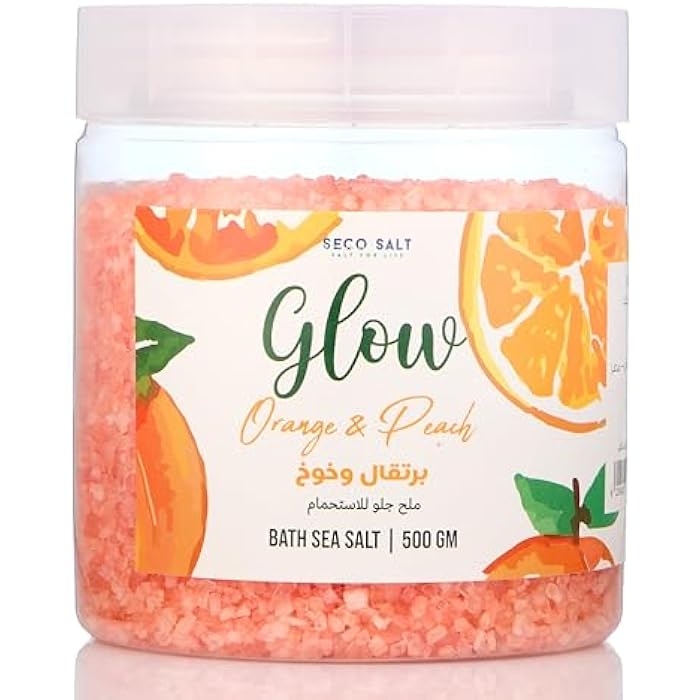 Glow Peach and Orange Bath Salt 500 g - Image 1